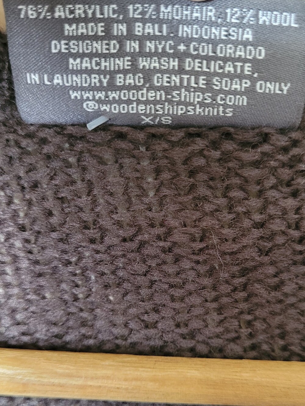 Wooden Ships Brown Gold Tiger Sweater - Picture 6 of 6
